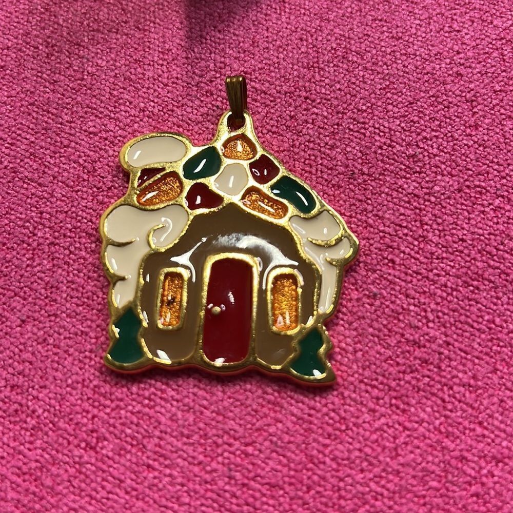 Wallace Silversmiths Christmas Cookies Pendant Vintage